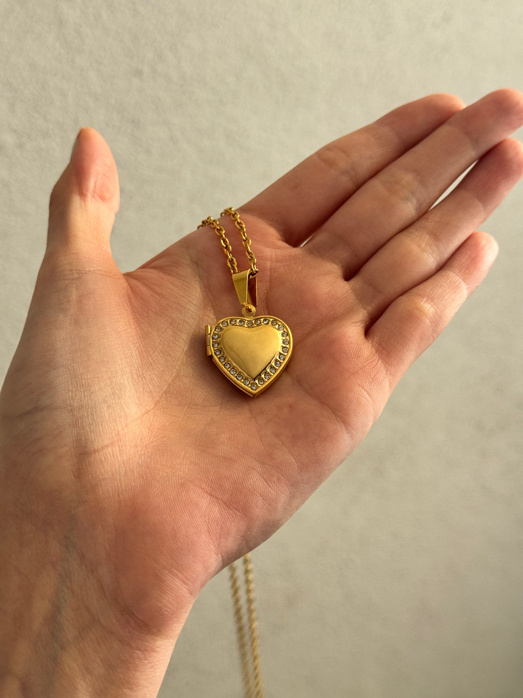 Relicario CORAZÓN circonía