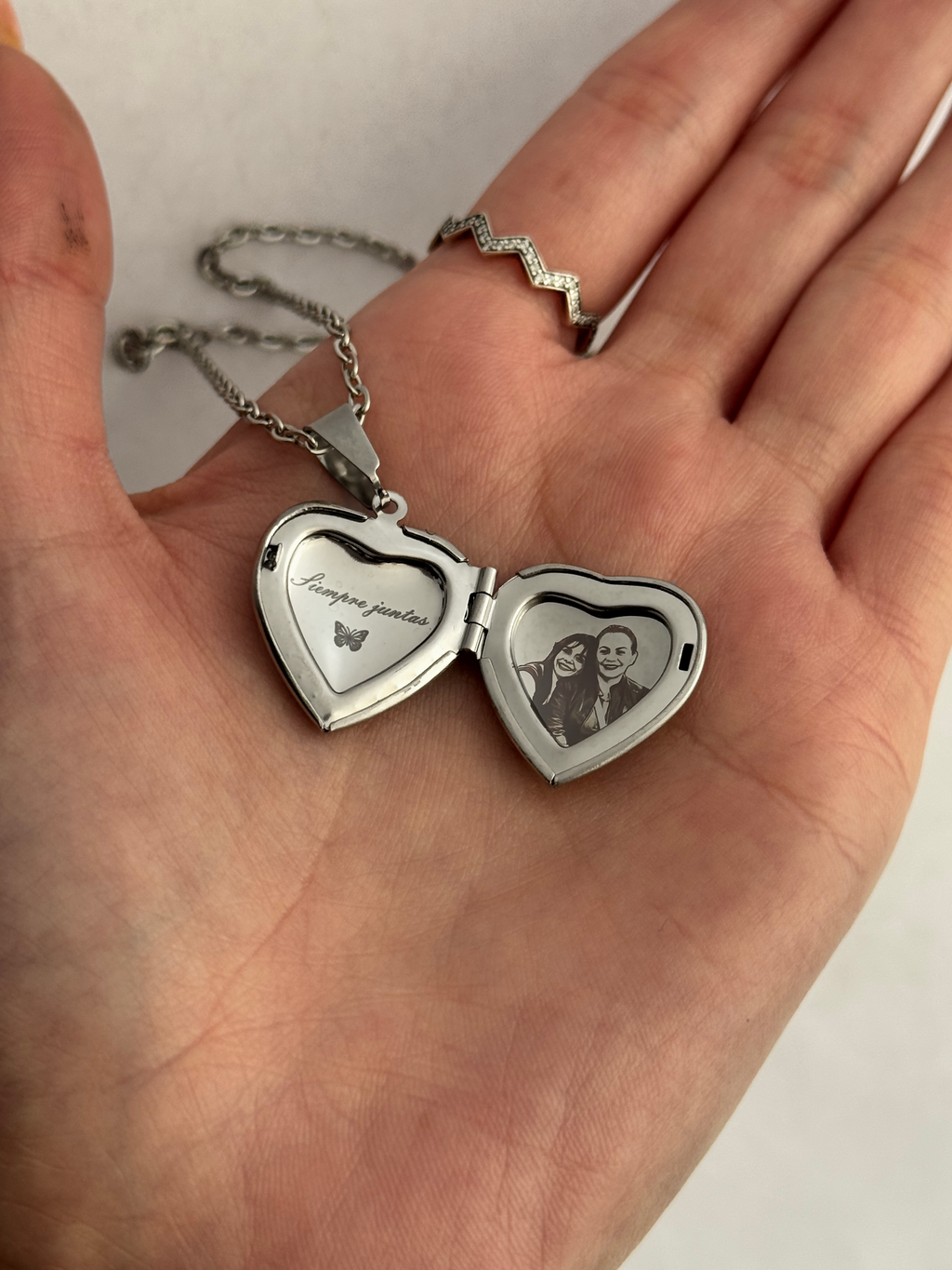 Relicario CORAZÓN circonía