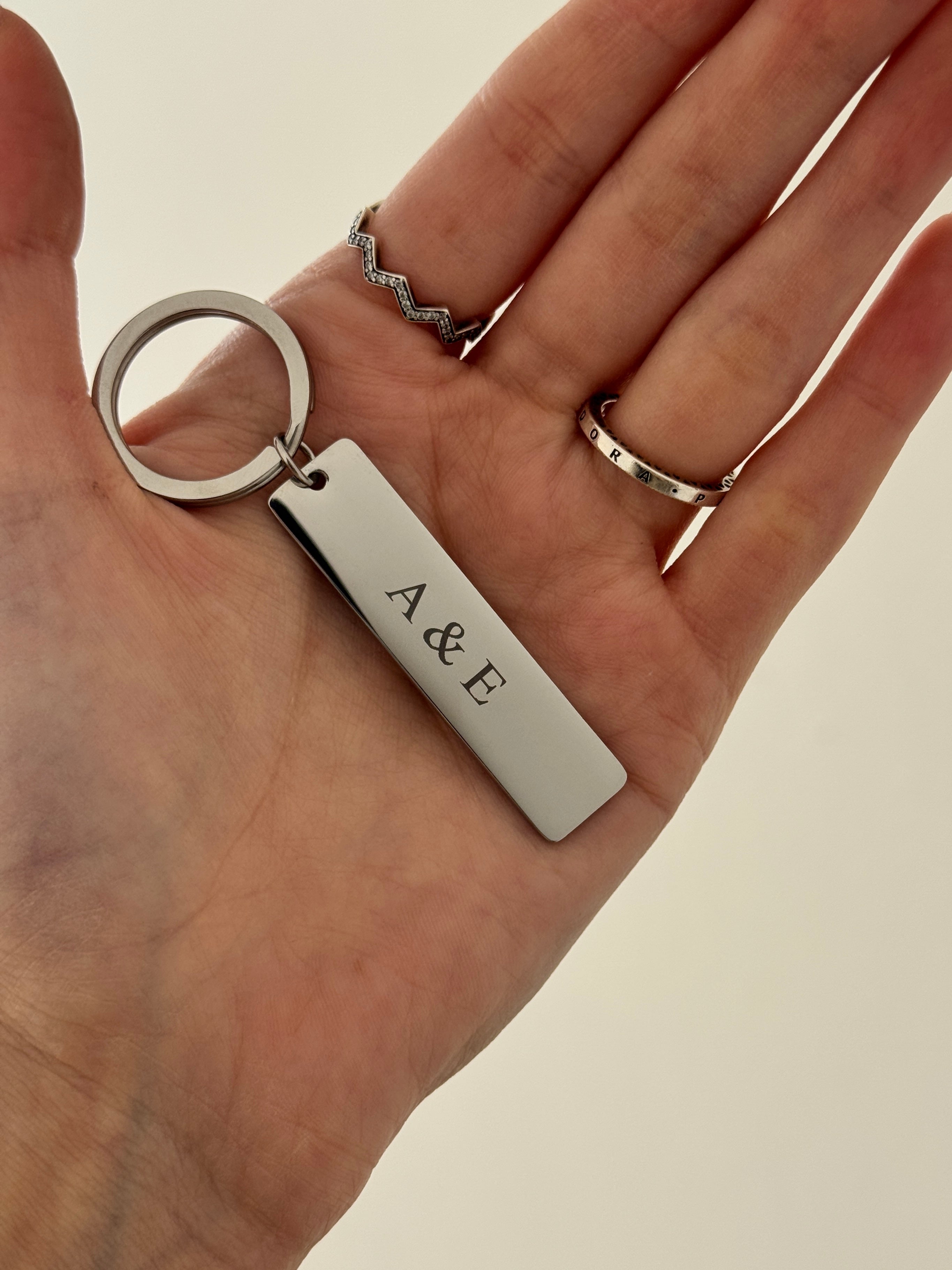 llavero placa RECTANGULAR