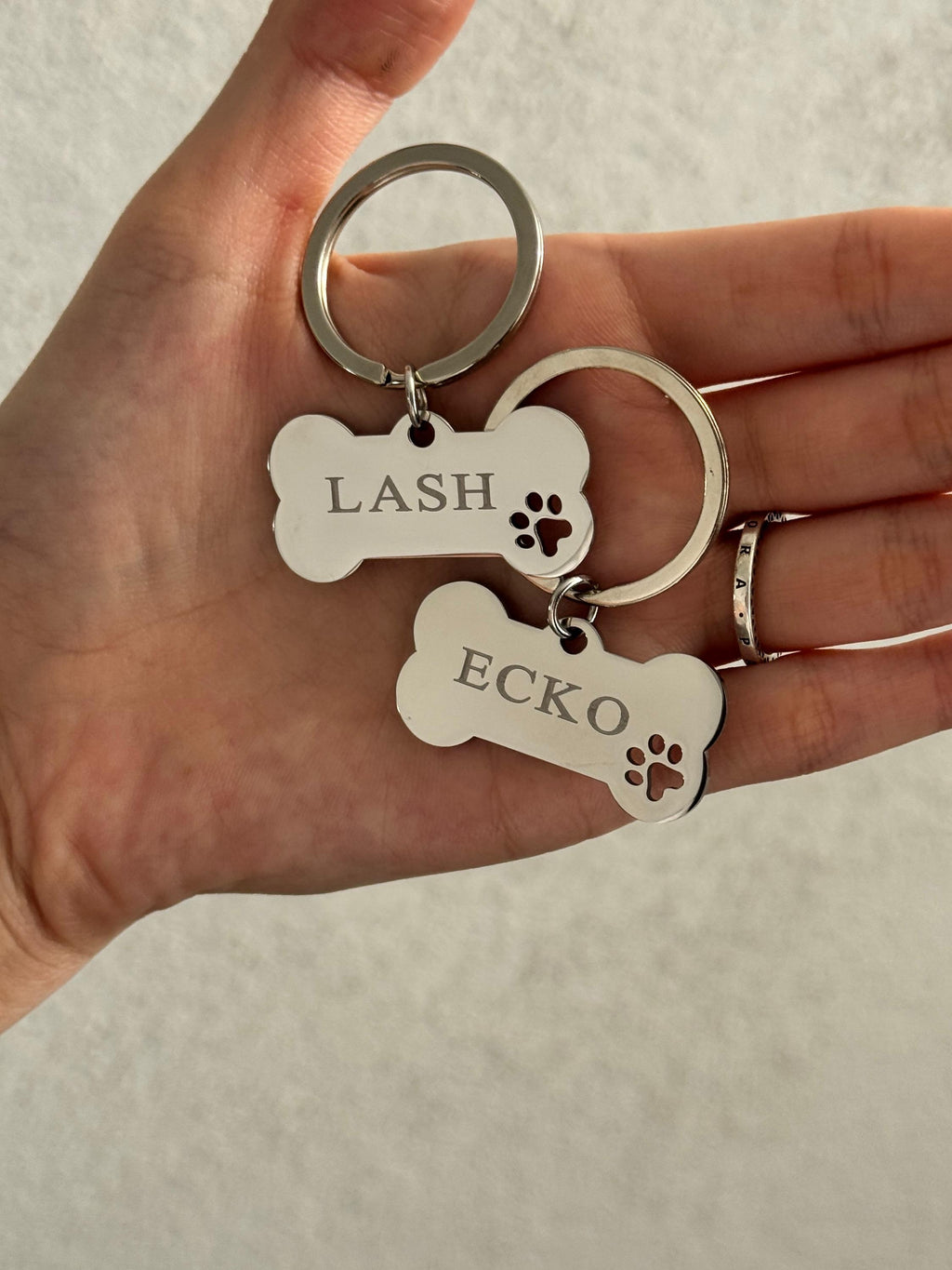 placa MASCOTA con huella