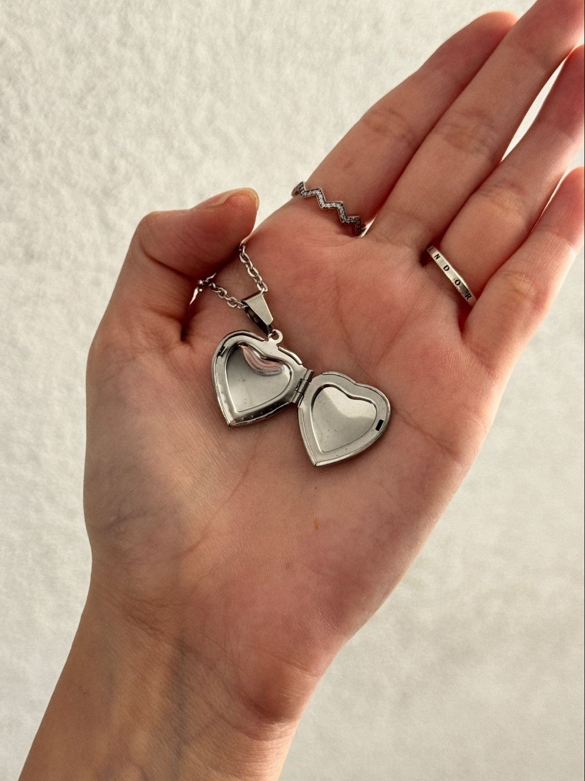 Relicario CORAZÓN marco circonía