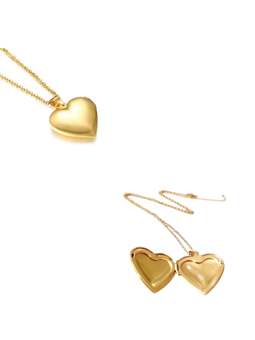 Relicario CORAZÓN dorado